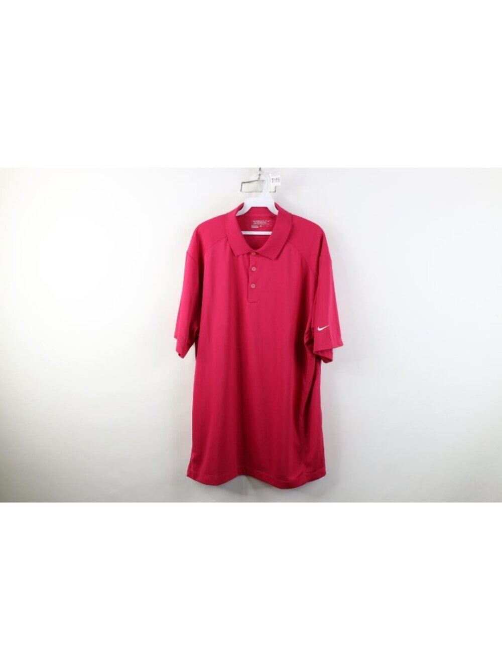Nike Golf Tour Performance Mens XL Travis Scott Mini Swoosh Knit Polo Shirt Pink